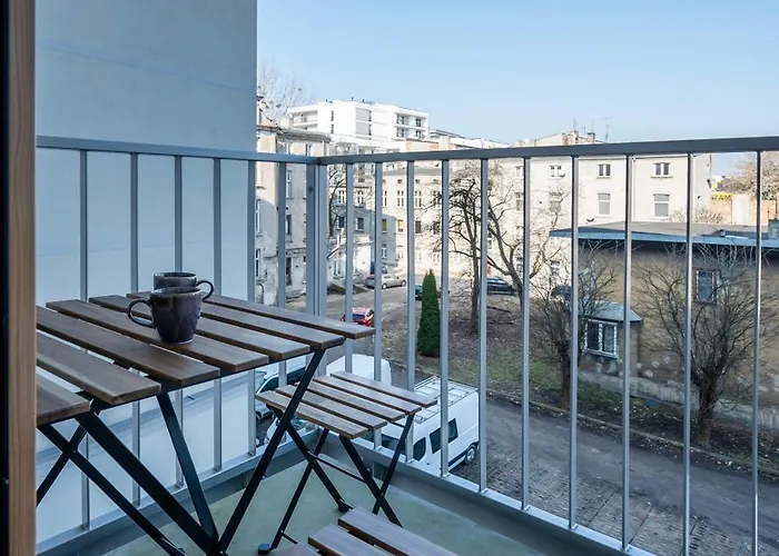 公寓 Downtown - Balcony, Location - By Rentujemy 罗兹
